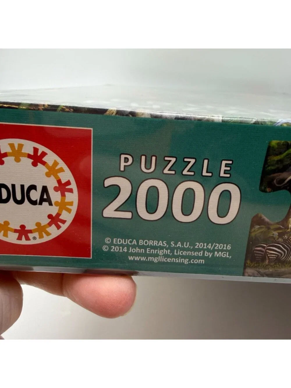 Educa African Jungle‎ 2000 piece puzzle New large elephants animals